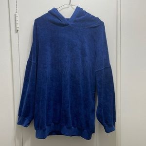 Daily drills oversized terry cloth hoodie - size XS/S